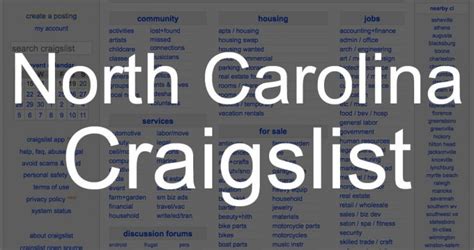 craigslist enc|craigslist list in nc.